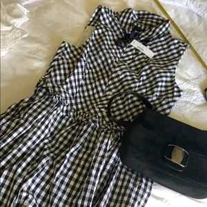 J Crew Gingham dress New with Tag